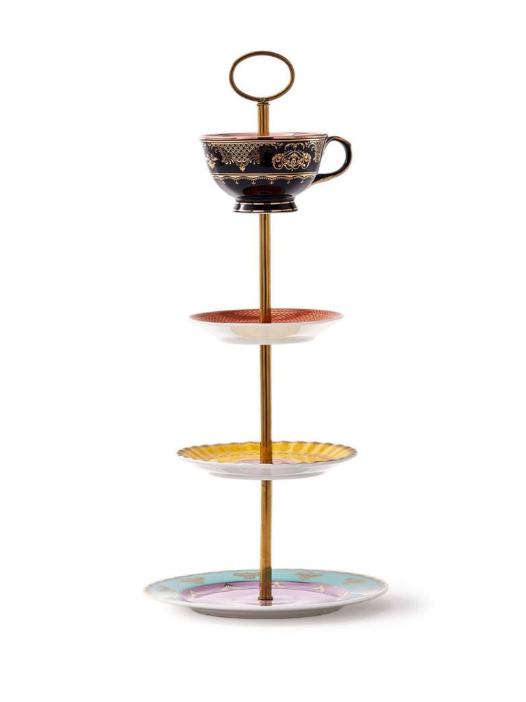 Red Grandpa High Tea Set Stand