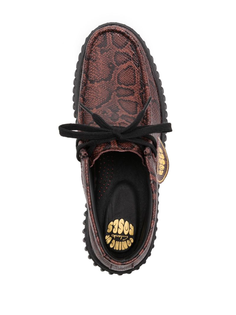Brown Lace-up Ankle Boots
