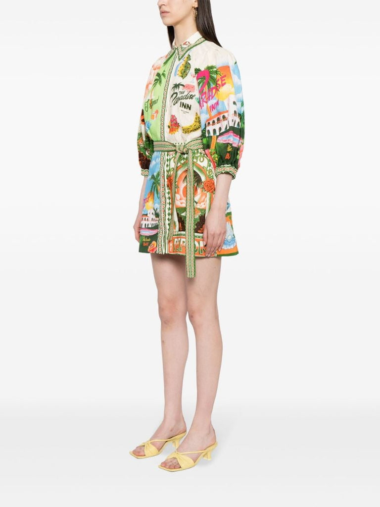 Multicolour Paradiso Mini Dress