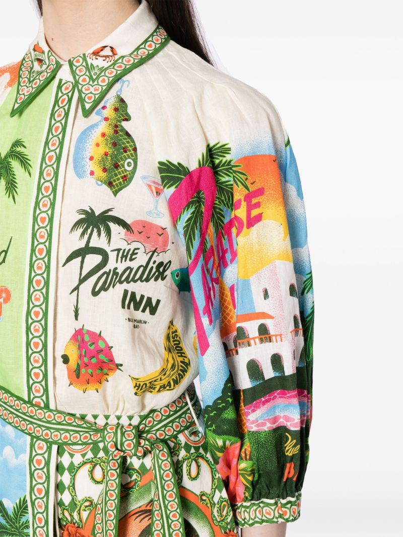 Multicolour Paradiso Mini Dress