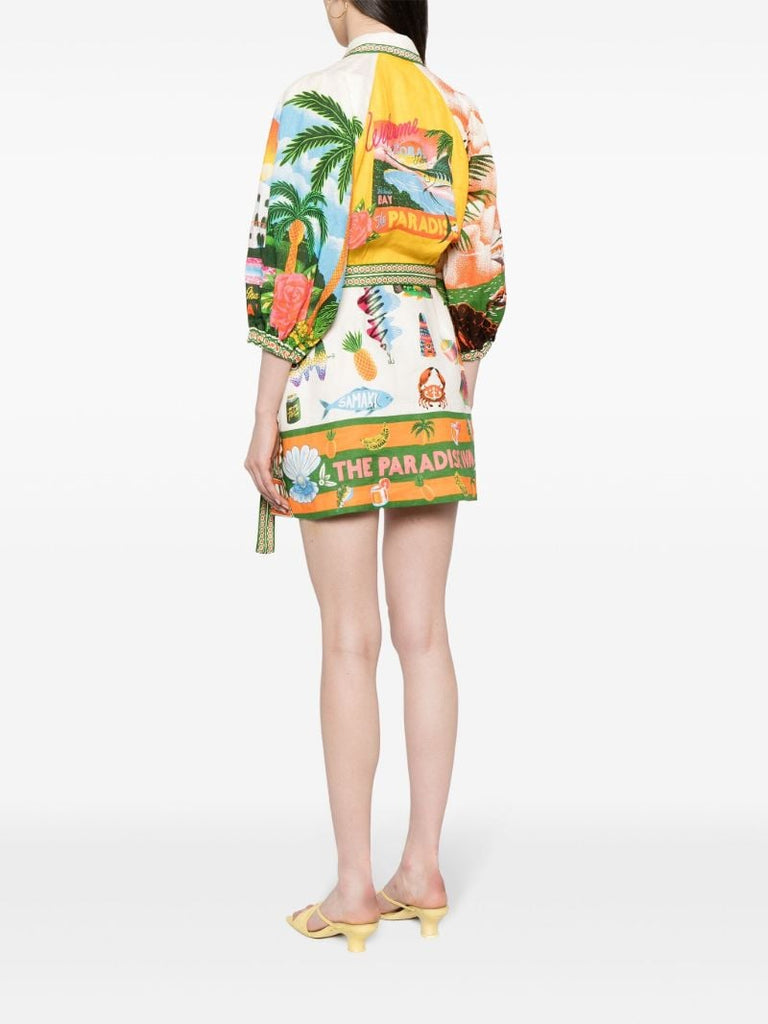 Multicolour Paradiso Mini Dress