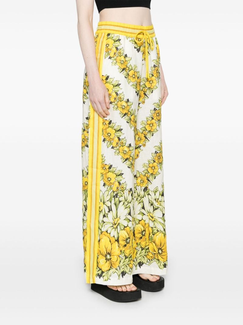 Yellow Gisela Flax Trousers