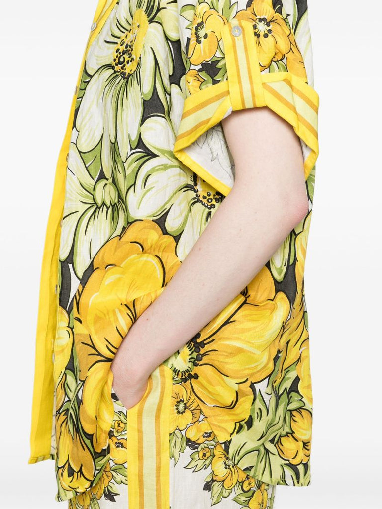 Yellow Gisela Flax Shirt