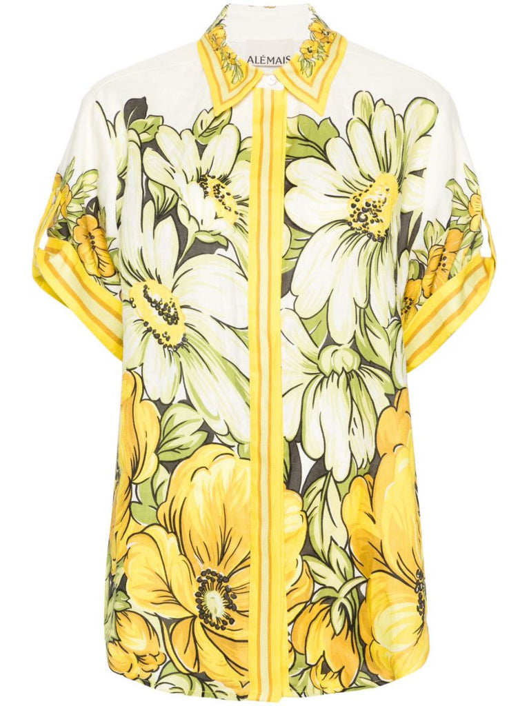 Yellow Gisela Flax Shirt