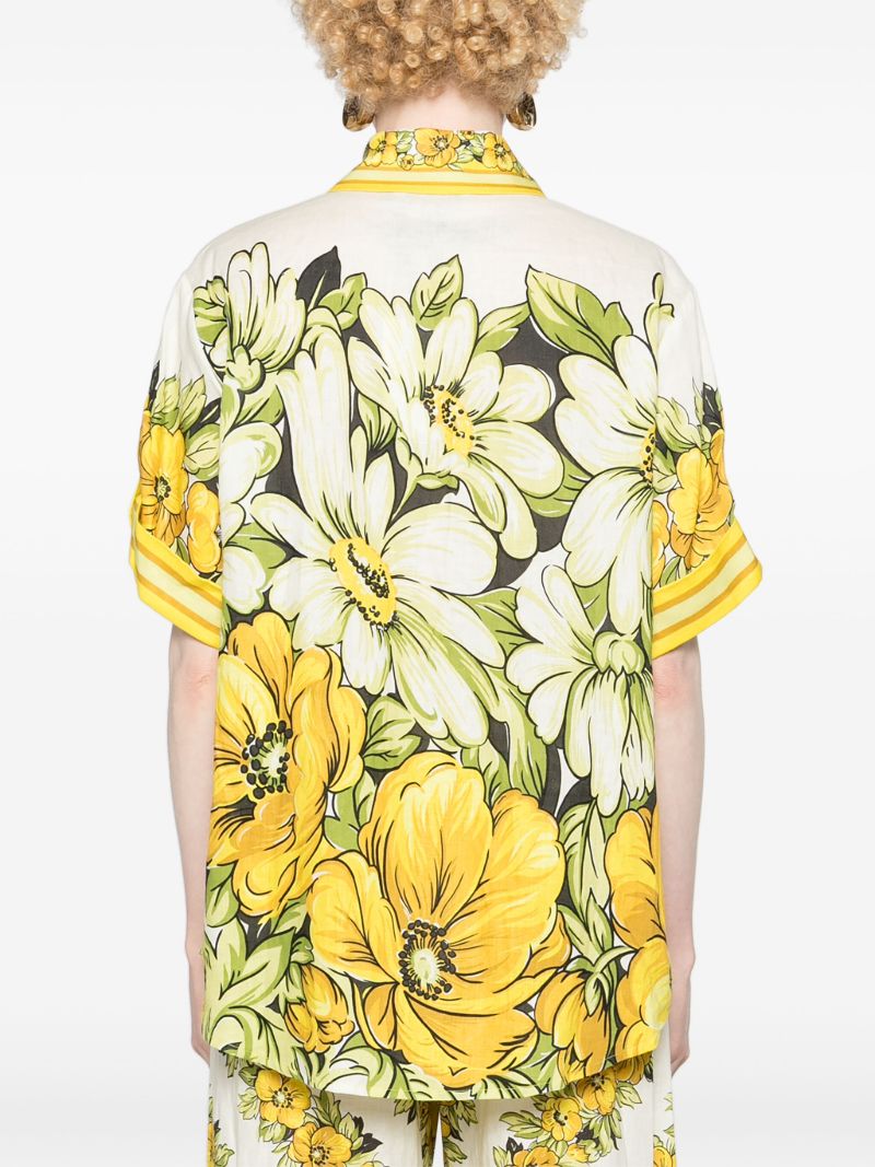 Yellow Gisela Flax Shirt