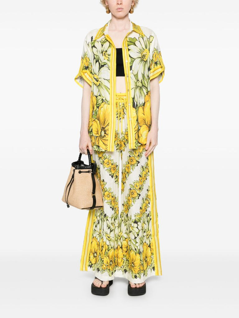 Yellow Gisela Flax Shirt
