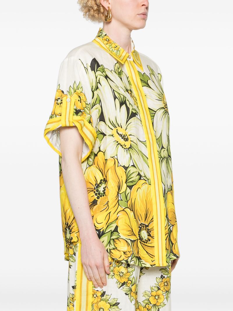 Yellow Gisela Flax Shirt