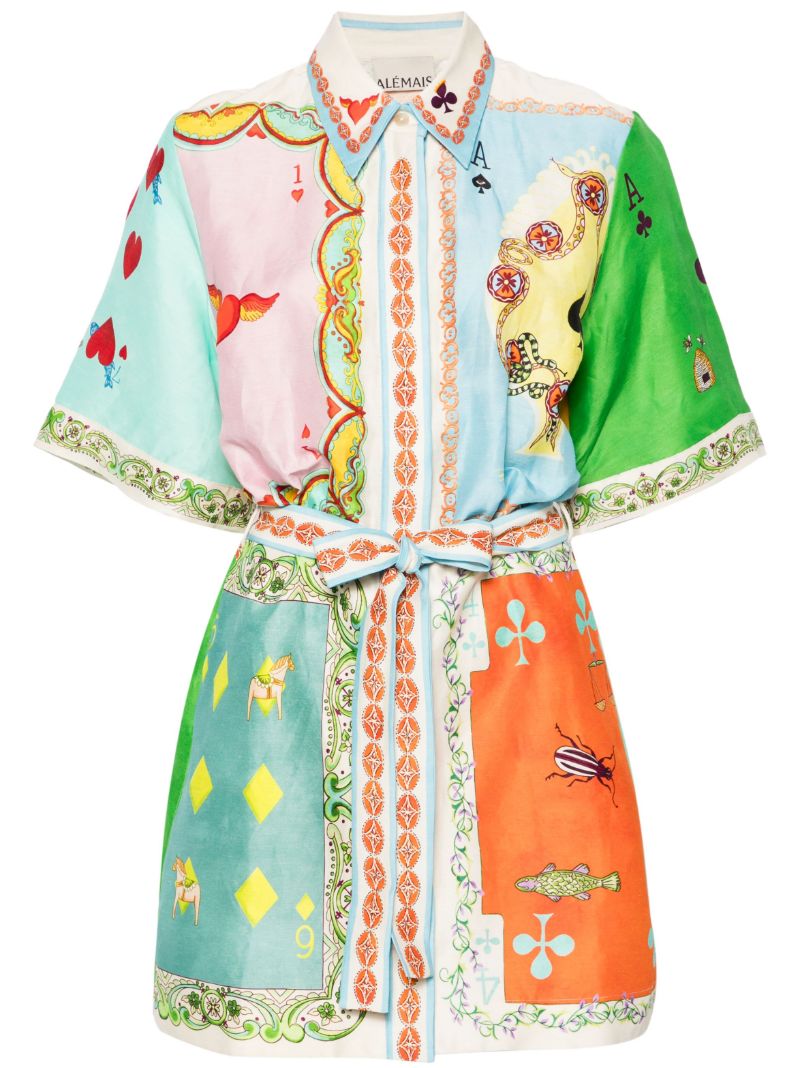 Blue Rummy Mini Shirt Dress