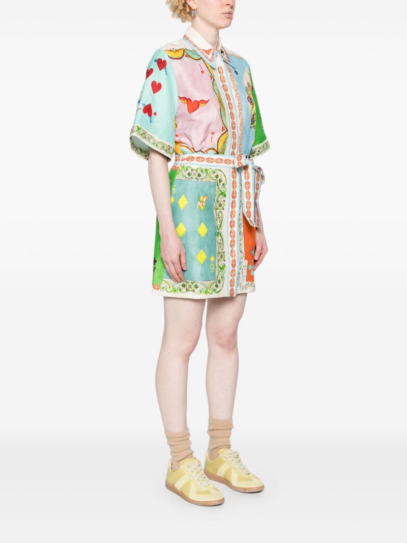 Blue Rummy Mini Shirt Dress