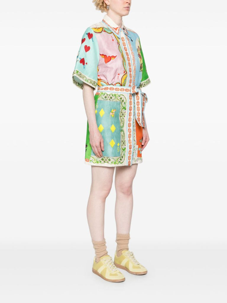 Blue Rummy Mini Shirt Dress