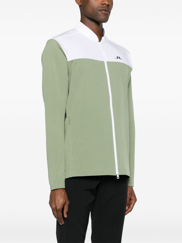 Green Jeff Colour-block Jacket