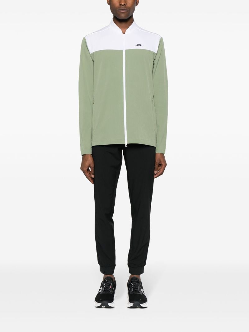 Green Jeff Colour-block Jacket