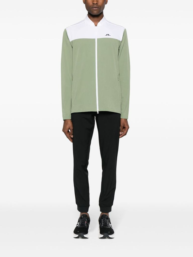 Green Jeff Colour-block Jacket