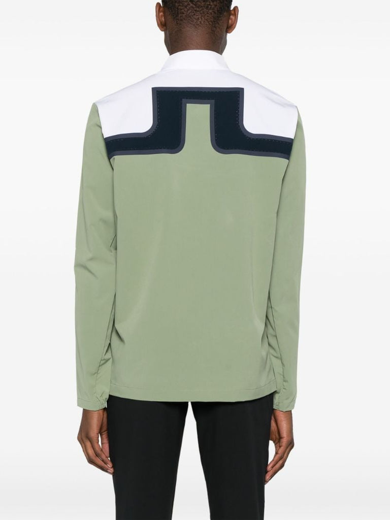 Green Jeff Colour-block Jacket