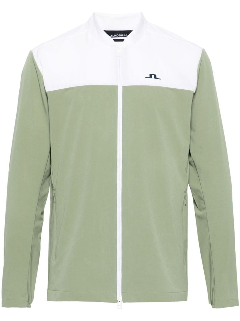 Green Jeff Colour-block Jacket
