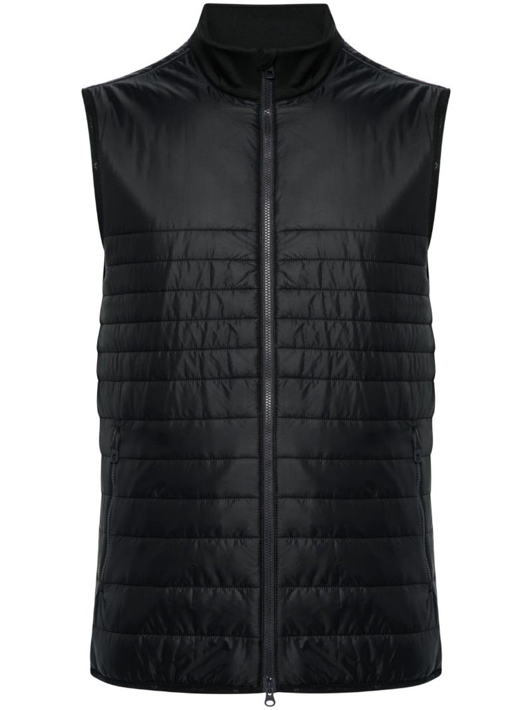 Black Martino Quilted Vest