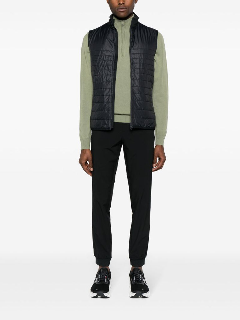 Black Martino Quilted Vest