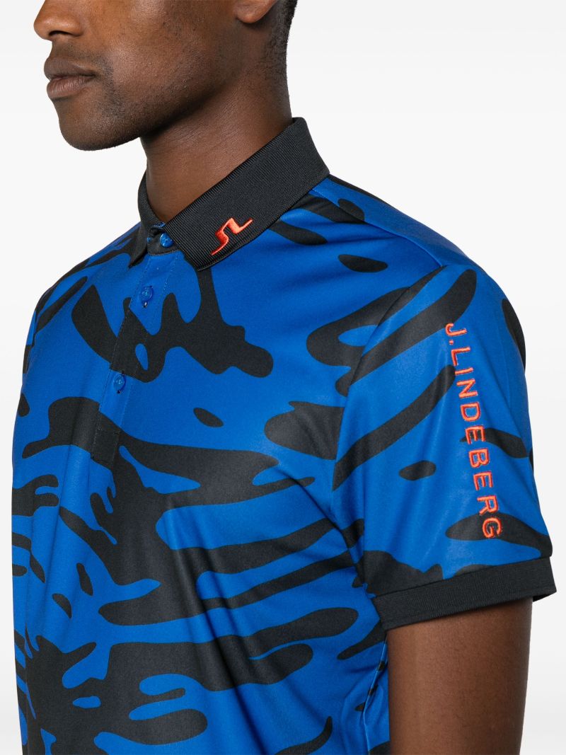Blue Tour Tech Polo Shirt