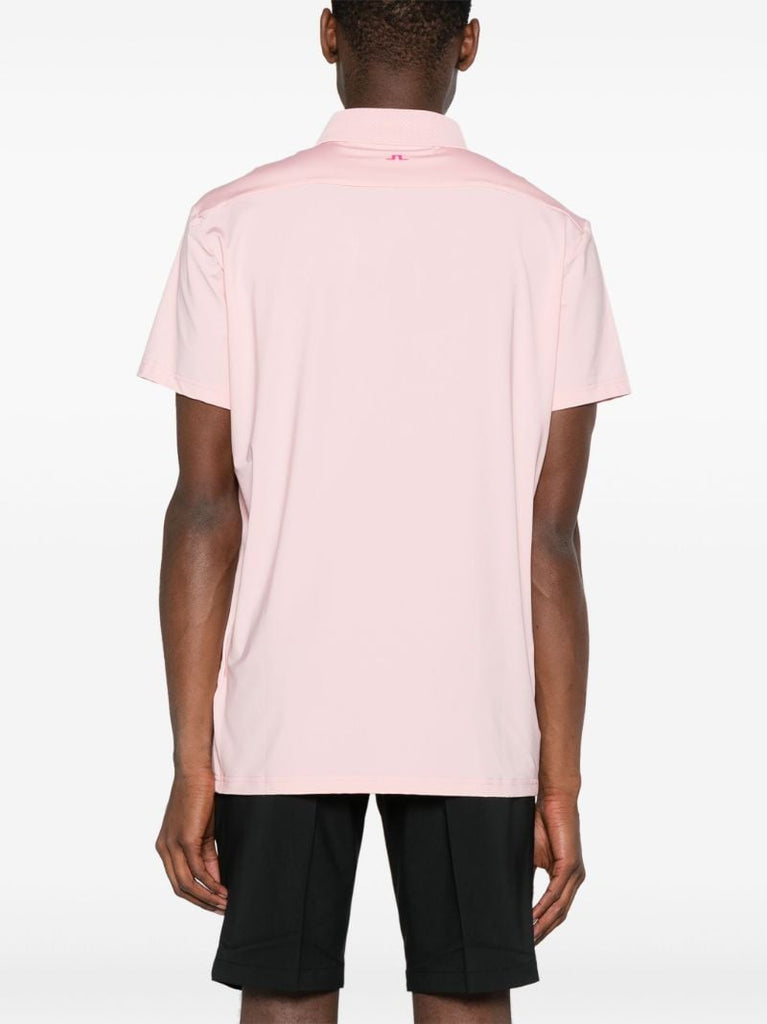 Pink Duff Logo-embroidered Polo Shirt
