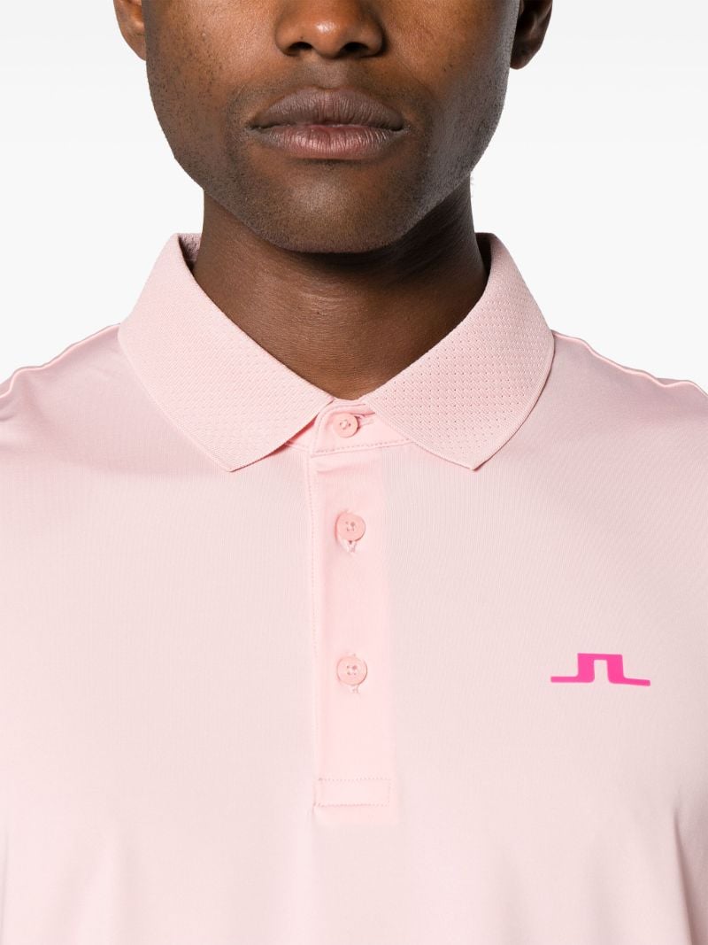Pink Duff Logo-embroidered Polo Shirt
