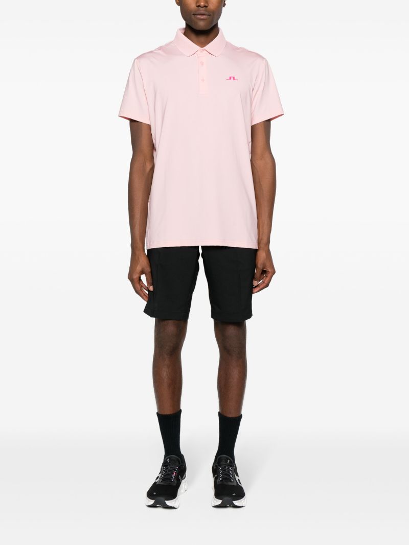Pink Duff Logo-embroidered Polo Shirt