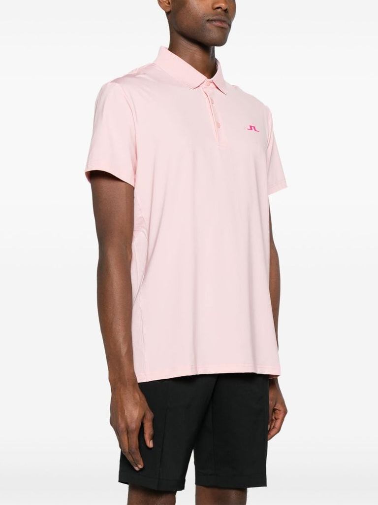 Pink Duff Logo-embroidered Polo Shirt