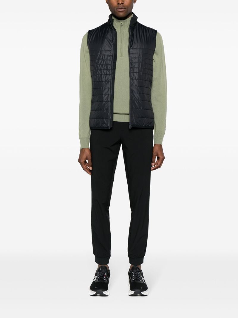 Green Kian Half-zip Jumper