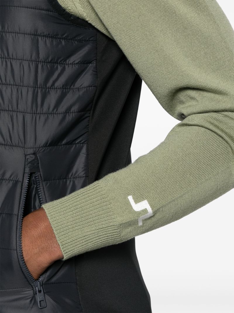 Green Kian Half-zip Jumper