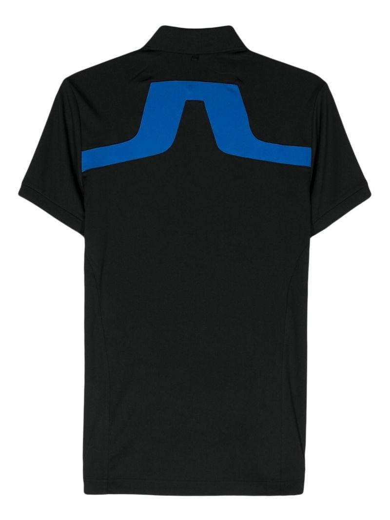 Black Kv Logo-embroidered Polo Shirt
