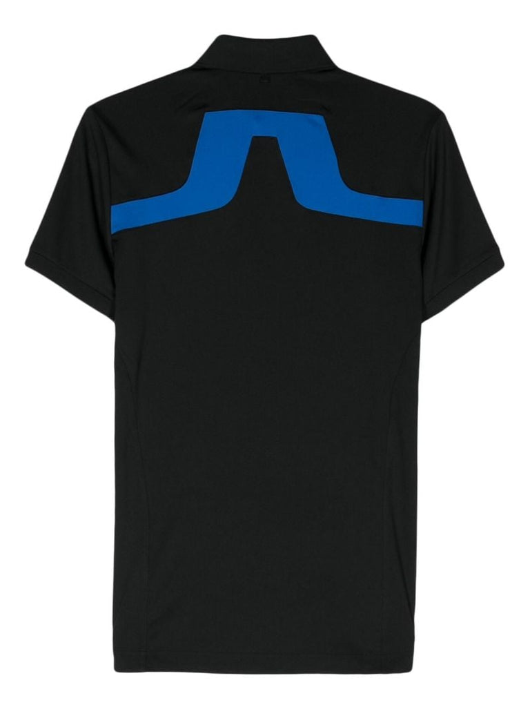 Black Kv Logo-embroidered Polo Shirt