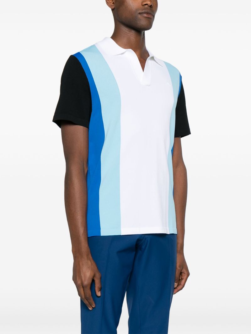 White Learco Knitted Polo Shirt