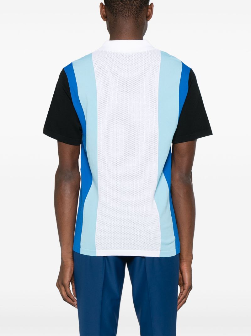 White Learco Knitted Polo Shirt