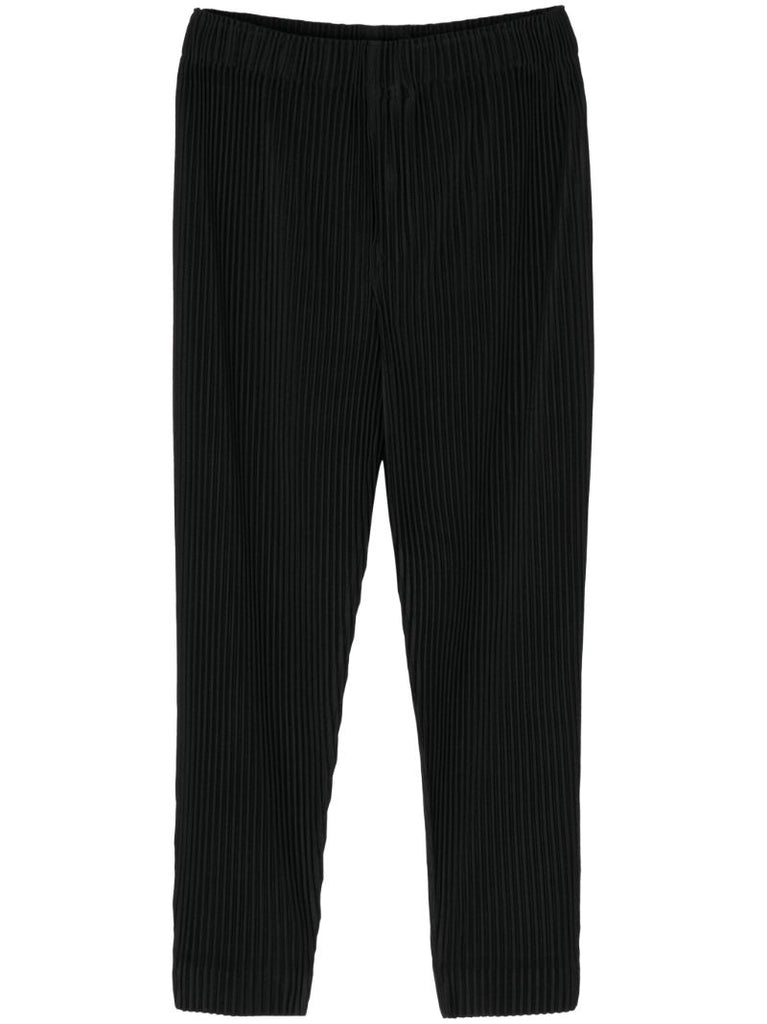 Black Mc February PlissÃ_x0083_Â© Trousers
