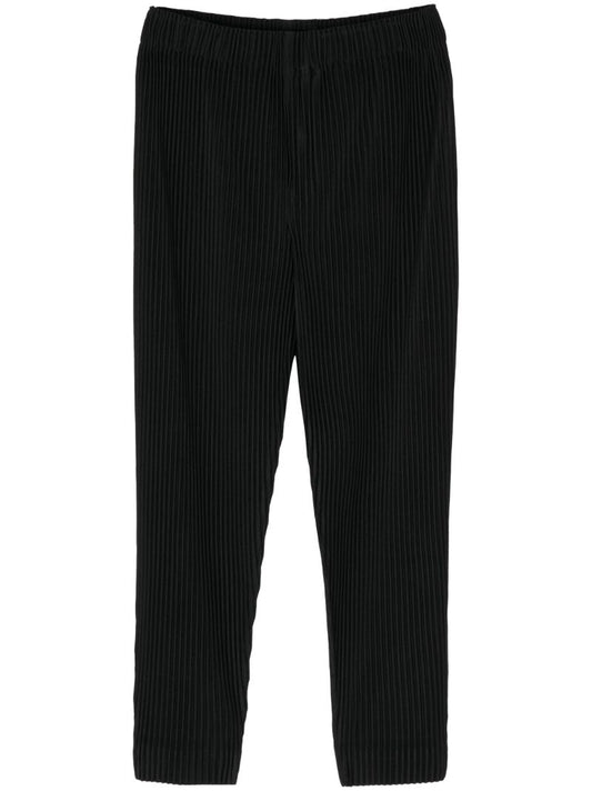 Black Mc February PlissÃ_x0083_Â© Trousers