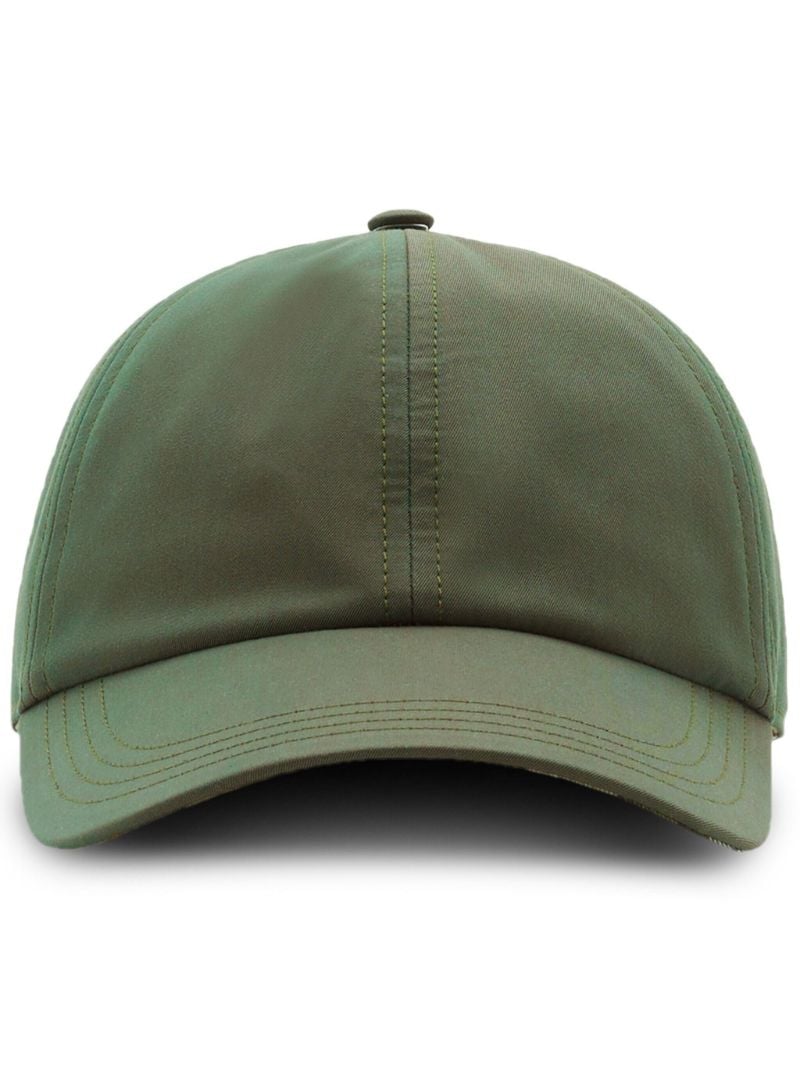 Green Cotton Baseball Cap