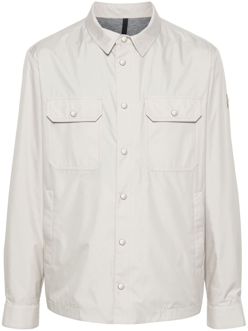 Neutral Piz Logo AppliquÃ_x0083_Â© Shirt Jacket