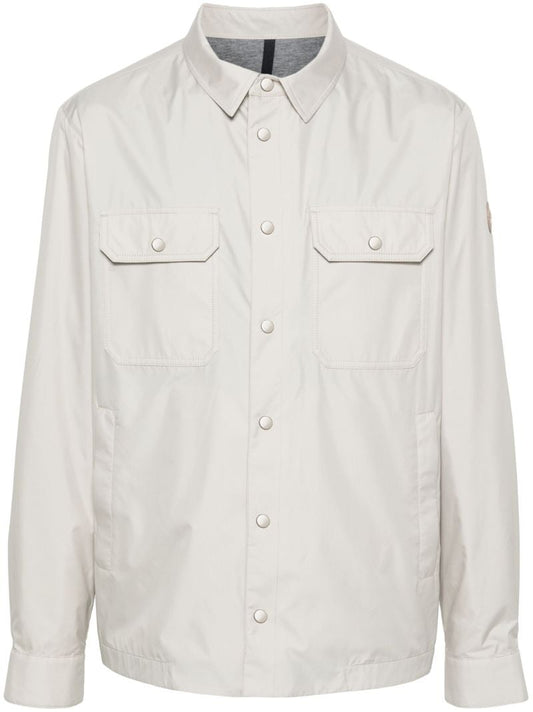 Neutral Piz Logo AppliquÃ_x0083_Â© Shirt Jacket