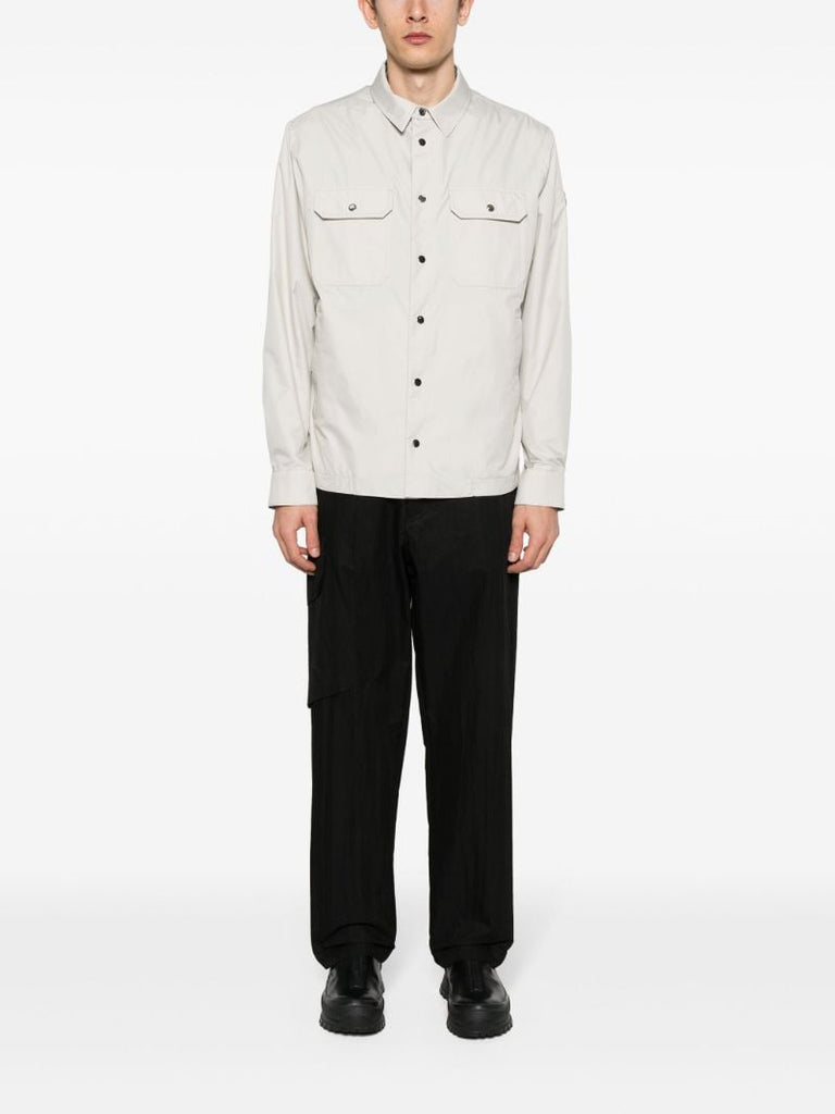 Neutral Piz Logo AppliquÃ_x0083_Â© Shirt Jacket