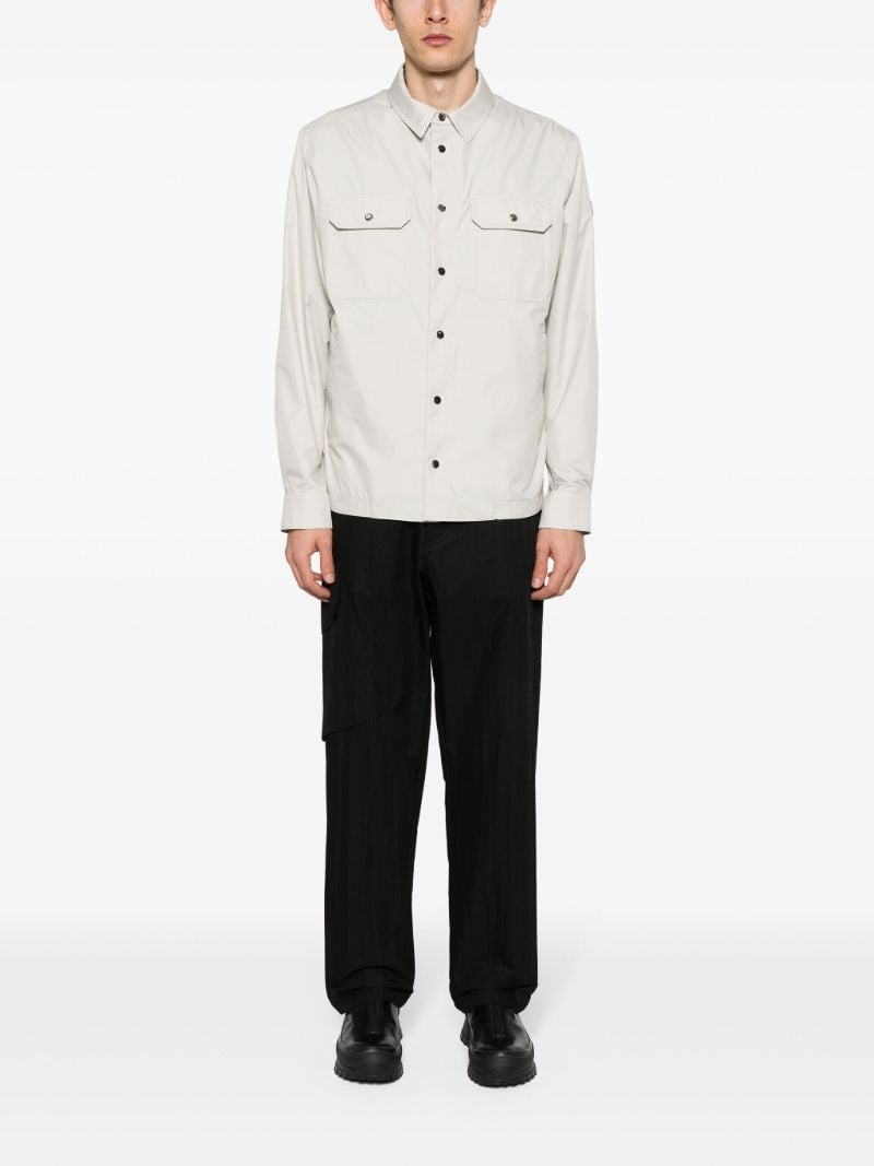 Neutral Piz Logo AppliquÃ_x0083_Â© Shirt Jacket