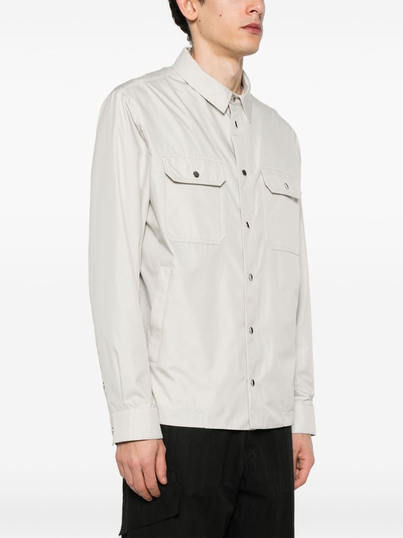 Neutral Piz Logo AppliquÃ_x0083_Â© Shirt Jacket