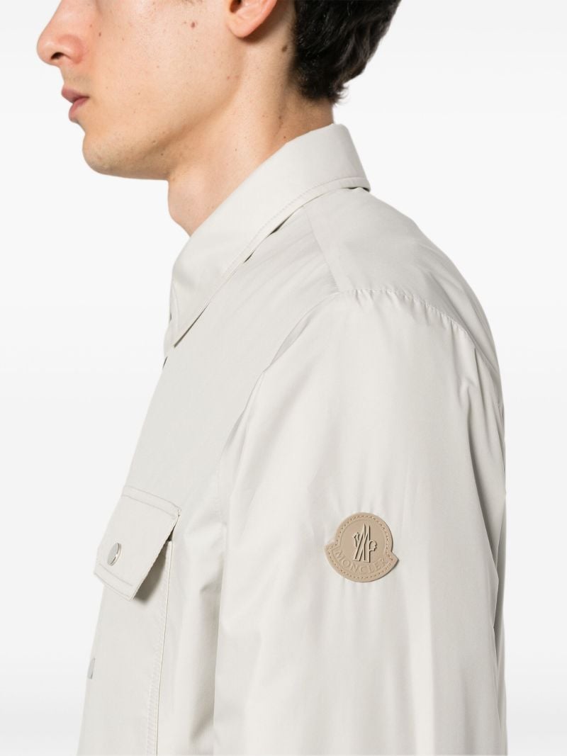 Neutral Piz Logo AppliquÃ_x0083_Â© Shirt Jacket