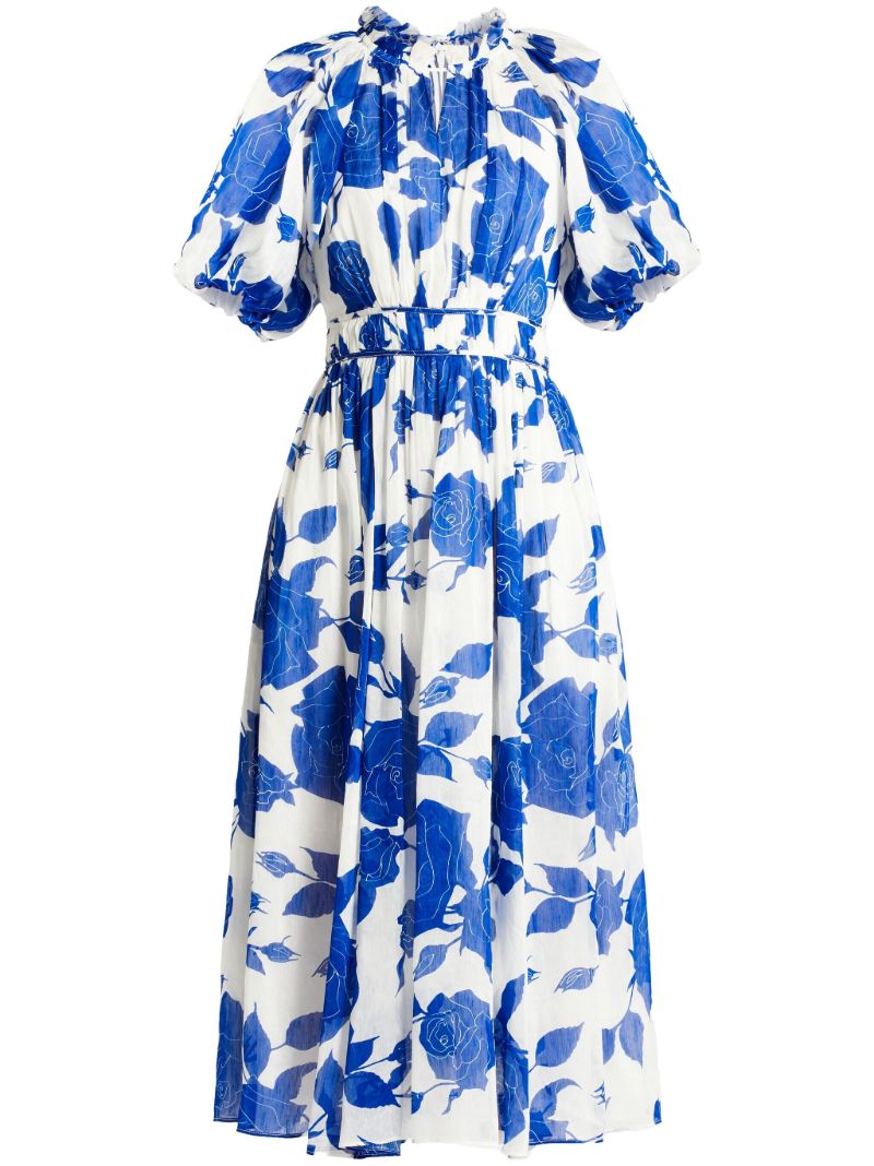 Blue Elysium Midi Dress