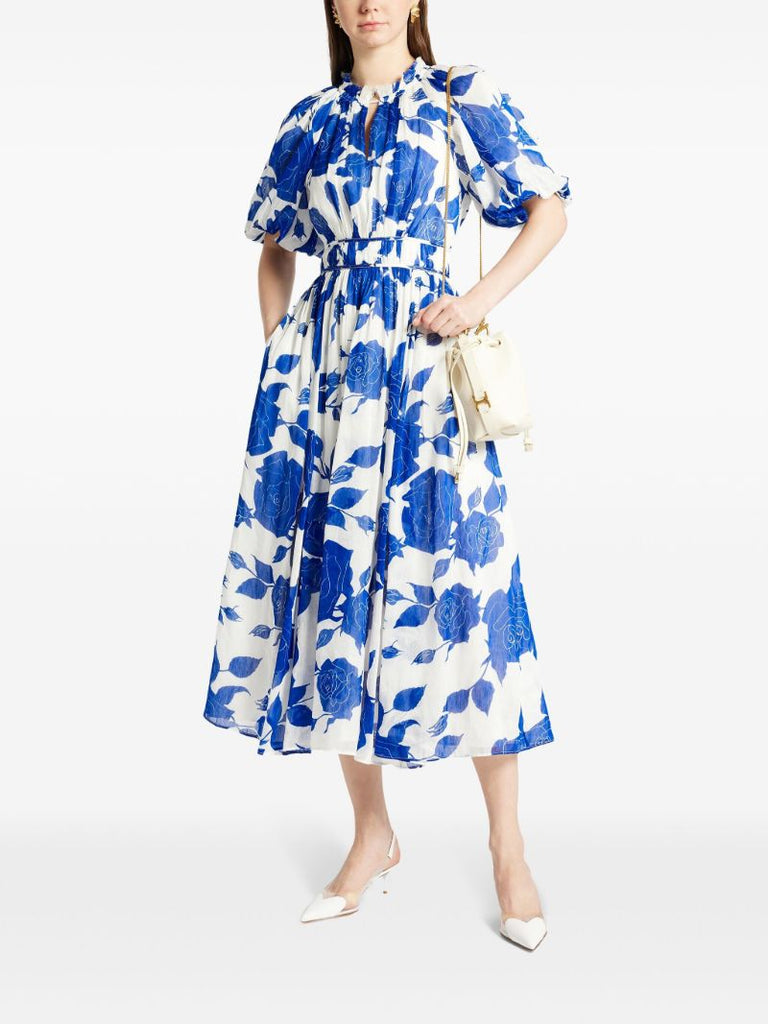 Blue Elysium Midi Dress