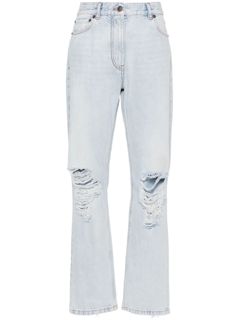 Blue Burty Straight-leg Jeans