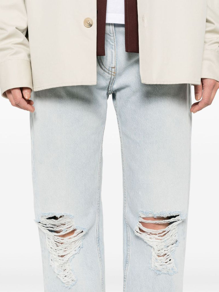 Blue Burty Straight-leg Jeans