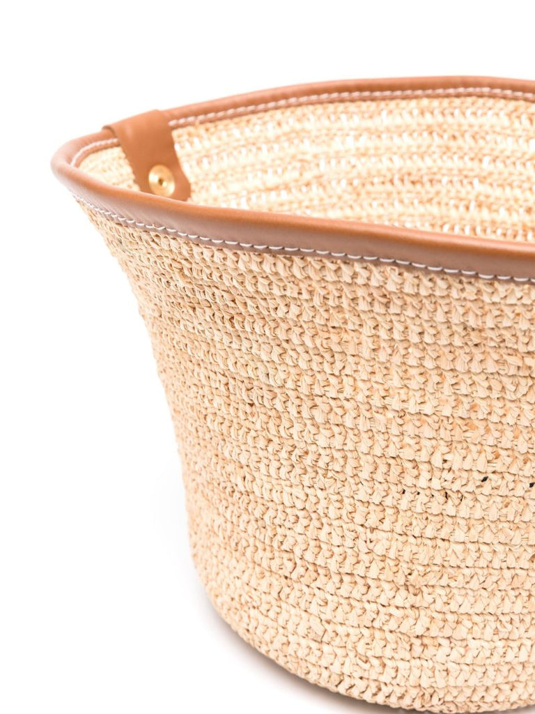 Beige Le Bob Soli Bucket Hat