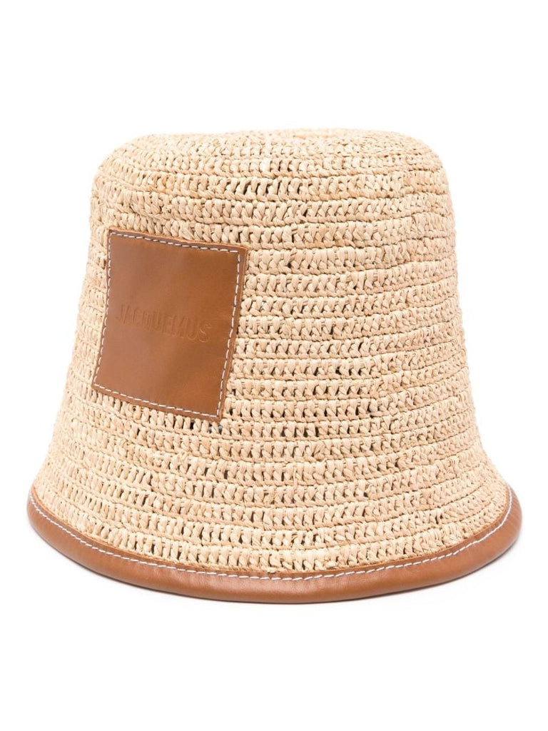 Beige Le Bob Soli Bucket Hat