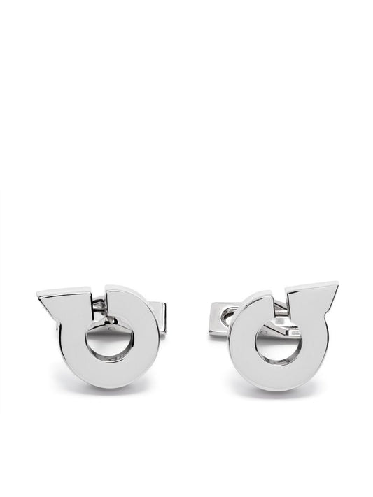 Silver-tone Gancini Cufflinks