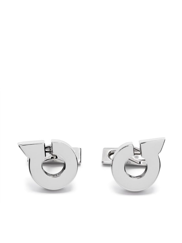 Silver-tone Gancini Cufflinks
