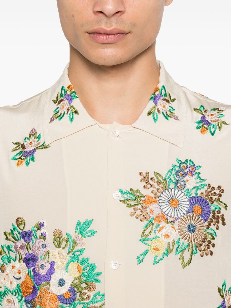White Flower Language Shirt